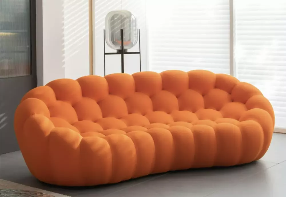 cloud couch in living room